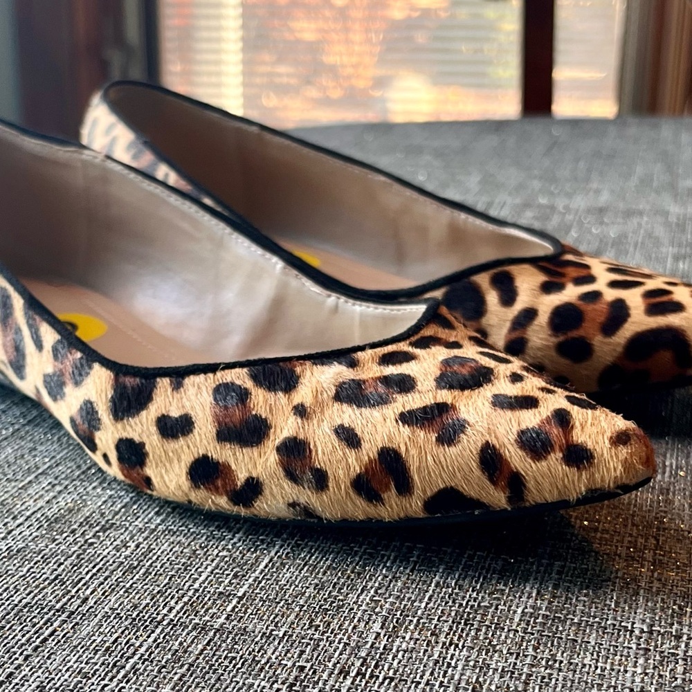 🐆 Marc Fisher Leopard Flats, size 9 - Picture 3 of 5